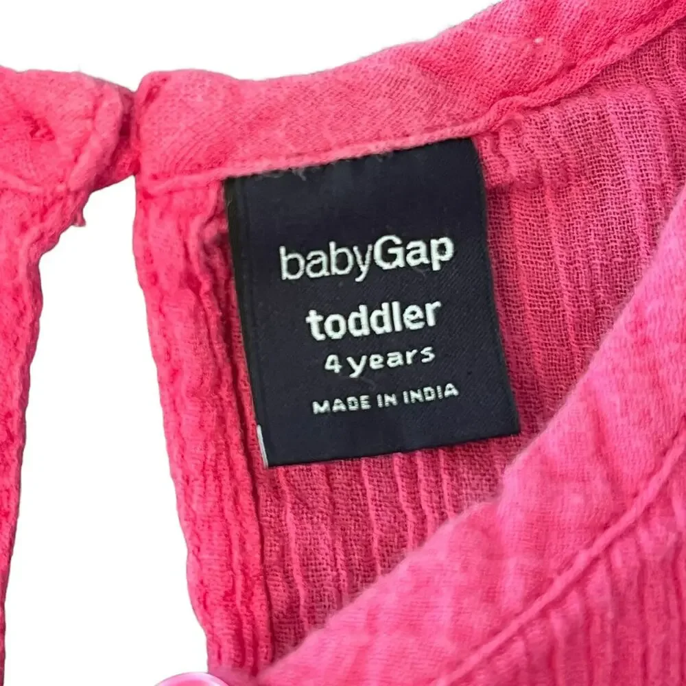 GAP embroidered pink